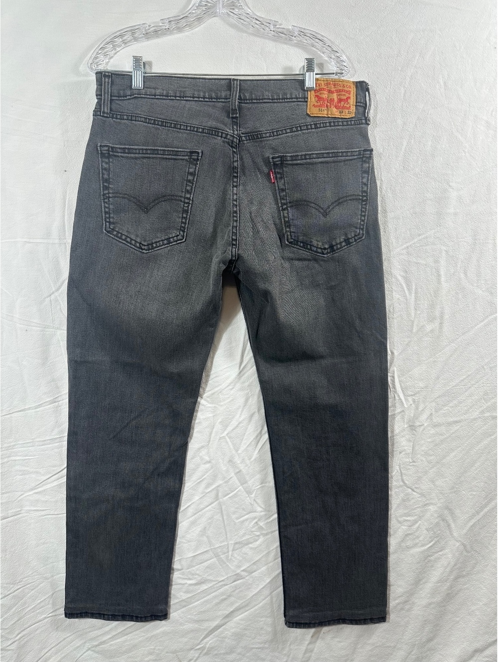 Levi's 514 gray jeans